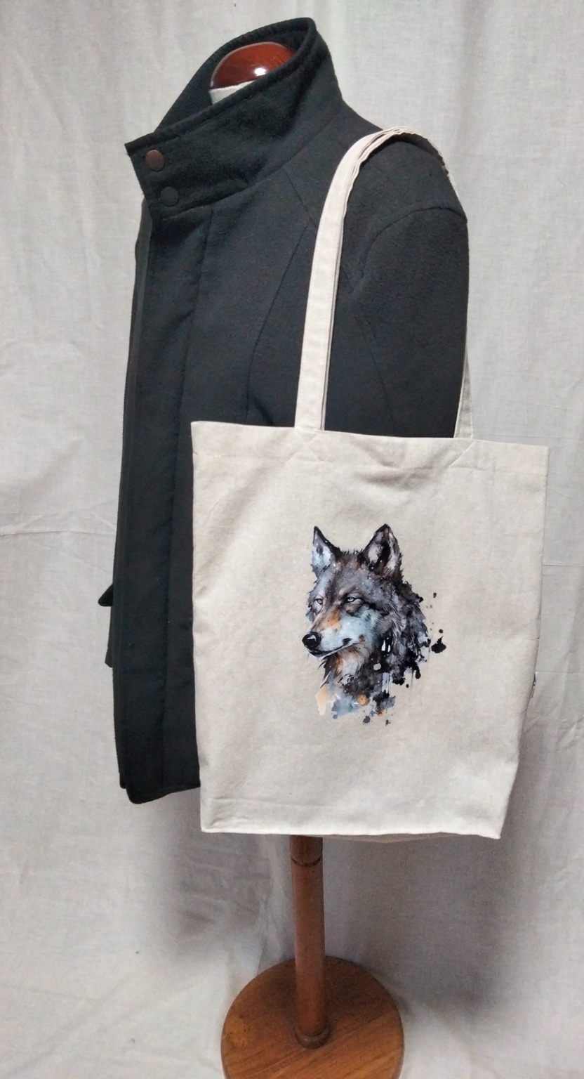 Tote personalizada lobo